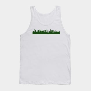 RUHRPOTT skyline in forest green Tank Top